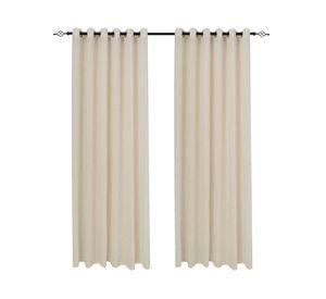 Cortina translúcida lino rustic 200x230 cm beige