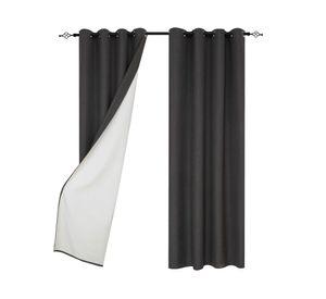 Cortina blackout Maria 140x230 cm grafito