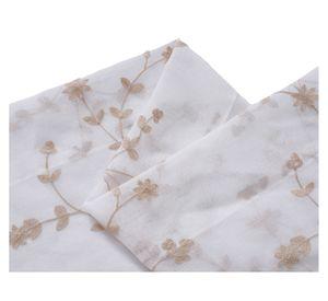 Cortina diseño flores 140x230 cm beige