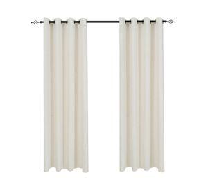 Cortina sun out Daniela lino 140x230 cm blanco