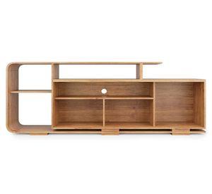 Rack TV Riviera miel 75"