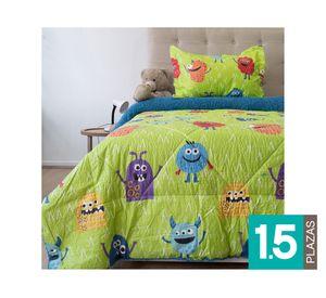 Plumón con sherpa Outboss Kids monster 1.5 plazas D3