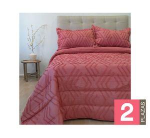 Plumón Touch coral 2 plazas