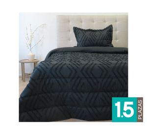 Plumón Touch negro 1.5 plazas