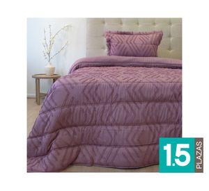 Plumón Touch rosado 1.5 plazas