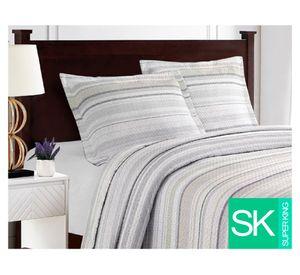 Quilt Breda gris Súper King