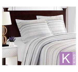 Quilt Breda gris King