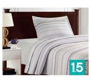 Quilt Breda gris 1.5 plazas