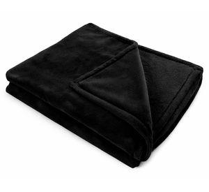 Frazada Flannel negro King