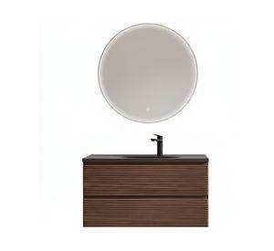 Mueble vanitorio 90 cm + espejo Lokta