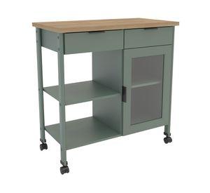 Isla cocina americana 85x86 cm Verde