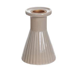 Candelabro Líneas cerámica 10 cm
