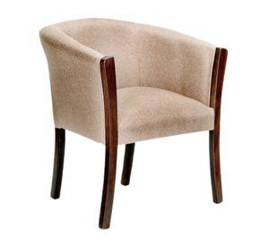 Living 311 Afgano beige sofa resortes + 2 sitiales madera
