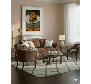 Living Facundo , cafe  tipo lino sofa mas sitiales Sitial Home