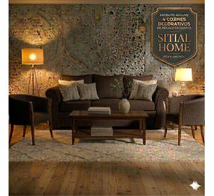 Living Facundo , cafe  tipo lino sofa mas sitiales Sitial Home