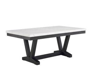 Set de Comedor 6 Sillas Rodeus + Mesa de Centro Mármol Blanco