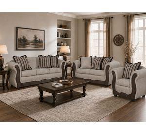 Juego de Living 3 2 1 Sofia Beige