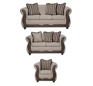 Juego de Living 3 2 1 Sofia Beige
