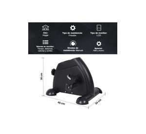 Pedalera Atletis Fit T1.2 Volante Rotación 1KG Negro