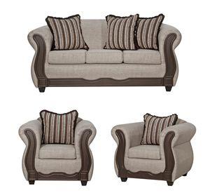 Juego de Living 3 1 1 Sofia Beige