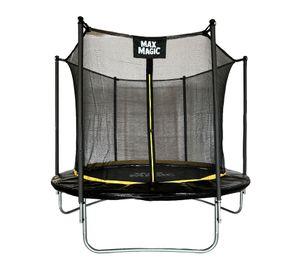 Cama Elástica Max Magic 244cm Negra con Red de Seguridad