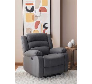 Berger Reclinable Eléctrico Moderno Gris New Praga 8041RFFPW