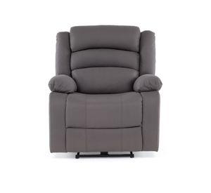 Berger Reclinable Eléctrico Moderno Gris New Praga 8041RFFPW