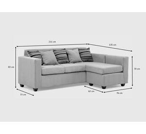 Seccional Jazmin 3.1 Chenille Tabaco