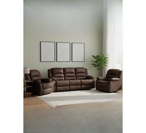 Living Sofá 3 Cuerpos Reclinable Martell + 2 Bergers 98060