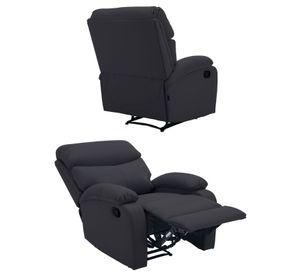 Berger Reclinable Milan Pu Negro
