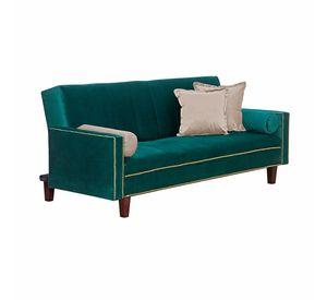 Futon Sofa Cama Vanguardia 200 x110 Verde - Beige