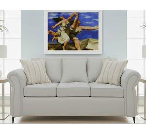 Living Singapur 311 gris sofa 3 cuerpos + 2 poltronas resortes