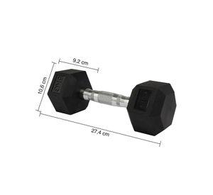 Mancuerna Hexagonal 5 Kg Negro