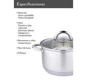 Olla de Acero inoxidable 16 cm 1,9 Lts