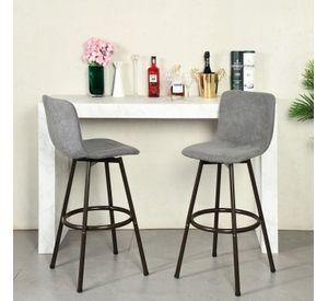 Pack 2 Piso de Bar Brickman Gris