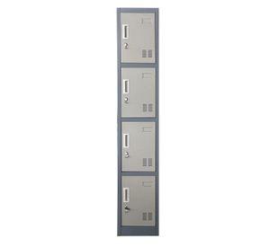 Locker Casillero Metalico 1 Cuerpo 4 Puertas