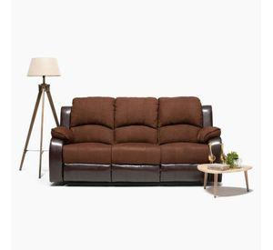 Living Sofá 3 cuerpos Reclinable Thompson + 2 Bergers U9000