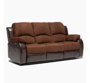 Living Sofá 3 cuerpos Reclinable Thompson + 2 Bergers U9000