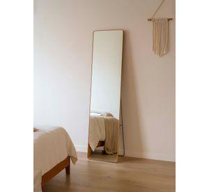 Espejo de Pie Rectangular Dorado 157x47cm