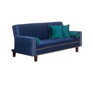 Futon Sofa Cama Vanguardia 200 x110 Azul - Verde