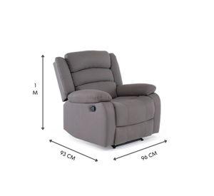 Living Reclinable 3 Cuerpos + 2 Bergers New Praga Set8041FF