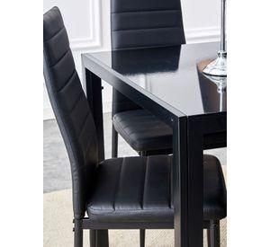 Pack 6 Silla de Comedor Boston ll Negro