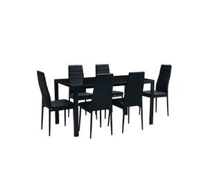 Pack 6 Silla de Comedor Boston ll Negro