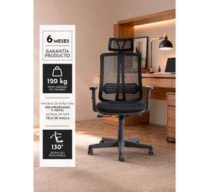 Silla de Escritorio Autonomous Full - Negro