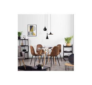 Pack 4 Sillas Comedor Charleston Café