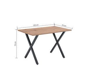 Mesa de Comedor Estilo Industrial 120x75x70cm Brooklyn Café