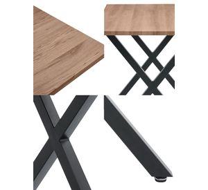 Mesa de Comedor Estilo Industrial 120x75x70cm Brooklyn Café