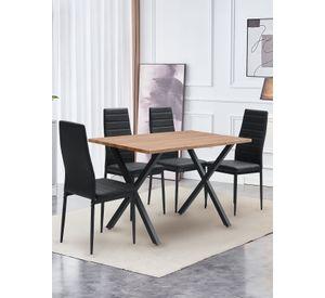 Mesa de Comedor Estilo Industrial 120x75x70cm Brooklyn Café