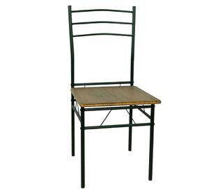 Juego de comedor 4P Capri Negro 74x70x110 cm