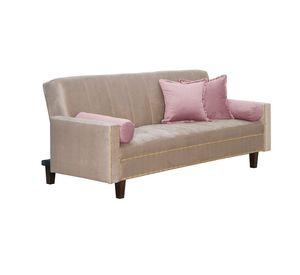 Futon Sofa Cama Vanguardia 200 x110 Beige - Rosa